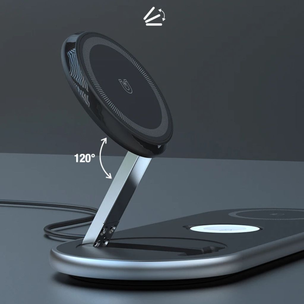 3 in 1 Wireless Charger for Apple iPhone, AirPods, & Apple Watch